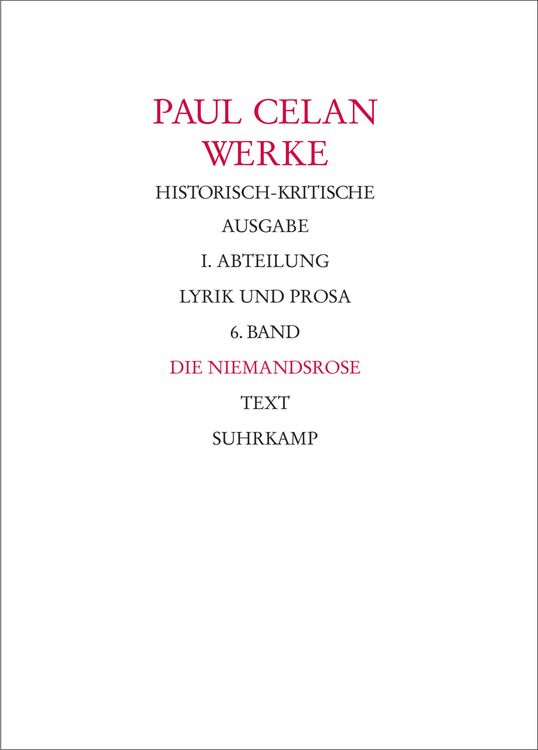 Produktbild: Werke. Historisch-kritische Ausgabe. I. Abteilung: Lyrik und Prosa