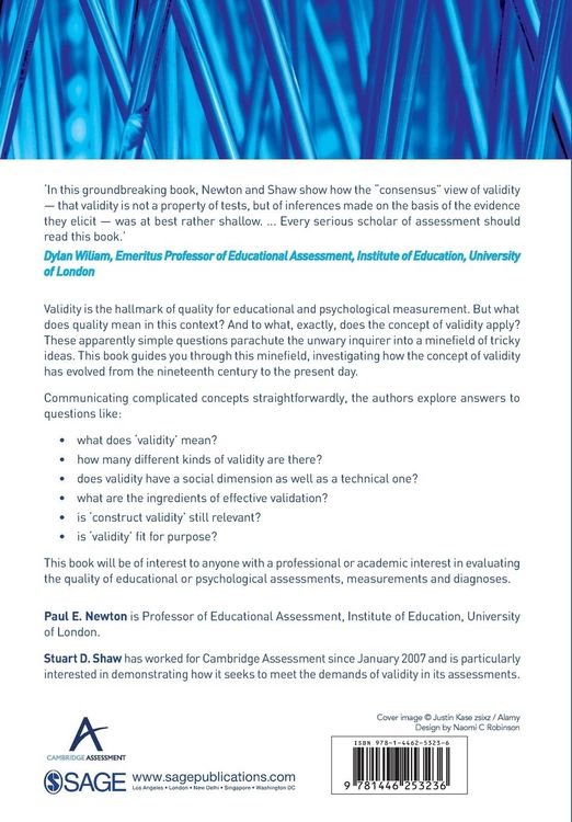 Produktbild: Validity in Educational and Psychological Assessment