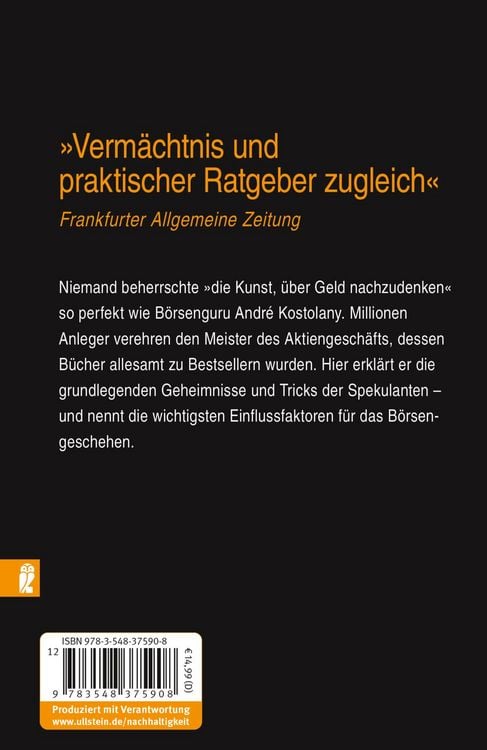 Produktbild: Die Kunst, &uuml;ber Geld nachzudenken
