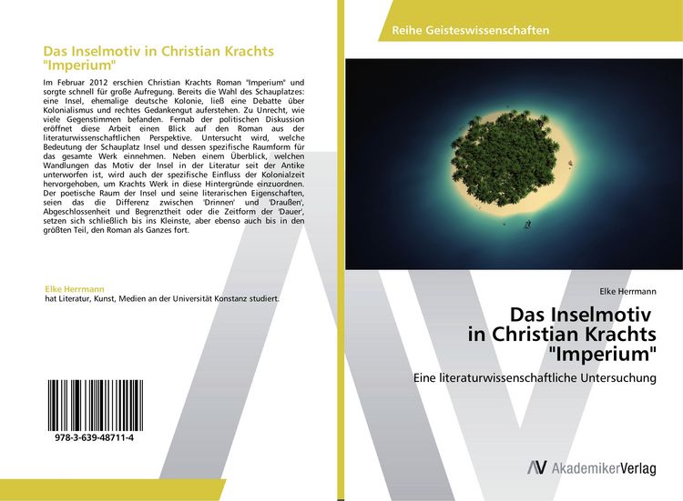 Produktbild: Das Inselmotiv in Christian Krachts "Imperium"