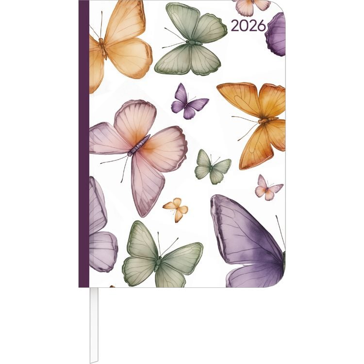 Bild vom Artikel Lady Journal Butterfly 2026 - Schmetterling - Taschenkalender A6 (10,7x15,2 cm) - Weekly - 192 Seiten - Notiz-Buch - Termin-Planer - Alpha Edition vom Autor Alpha Edition