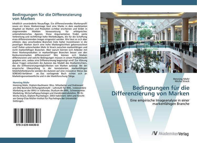 Produktbild: Bedingungen f&uuml;r die Differenzierung von Marken