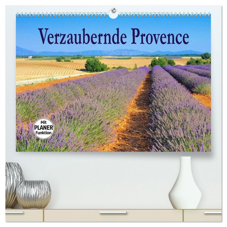 Produktbild: Verzaubernde Provence (hochwertiger Premium Wandkalender 2026 DIN A2 quer), Kunstdruck in Hochglanz