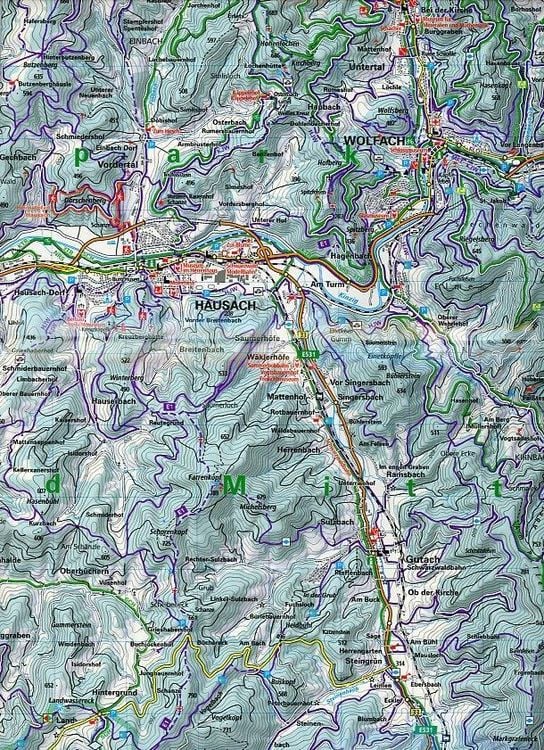 Produktbild: KuF Deutschland Outdoorkarte 40 Schwarzwald