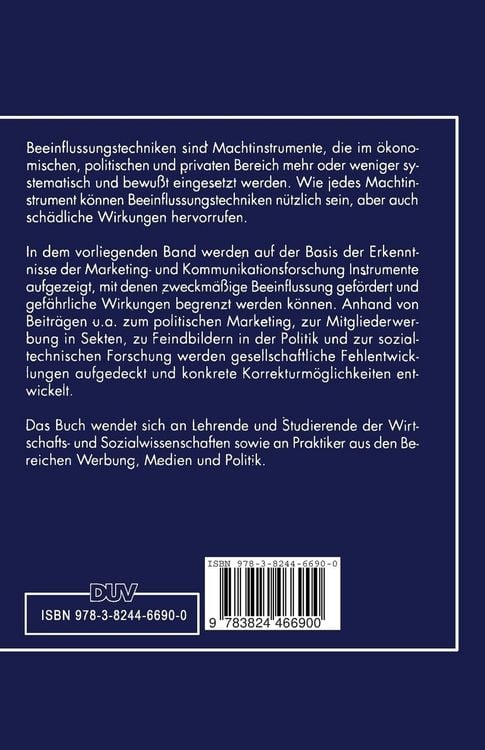 Produktbild: Kommunikative Beeinflussung in der Gesellschaft