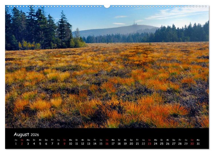 Produktbild: Faszination Harz 2026 (hochwertiger Premium Wandkalender 2026 DIN A2 quer), Kunstdruck in Hochglanz