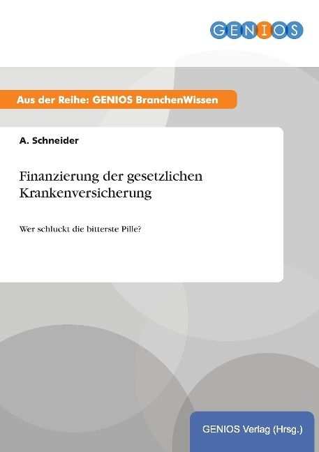 Produktbild: Finanzierung der gesetzlichen Krankenversicherung