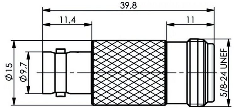 Produktbild: Teleg&auml;rtner 100123592 100123592 BNC-Adapter - 1St.
