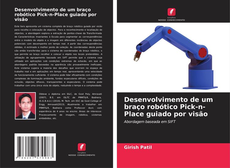 Produktbild: Desenvolvimento de um bra&ccedil;o rob&oacute;tico Pick-n-Place guiado por vis&atilde;o