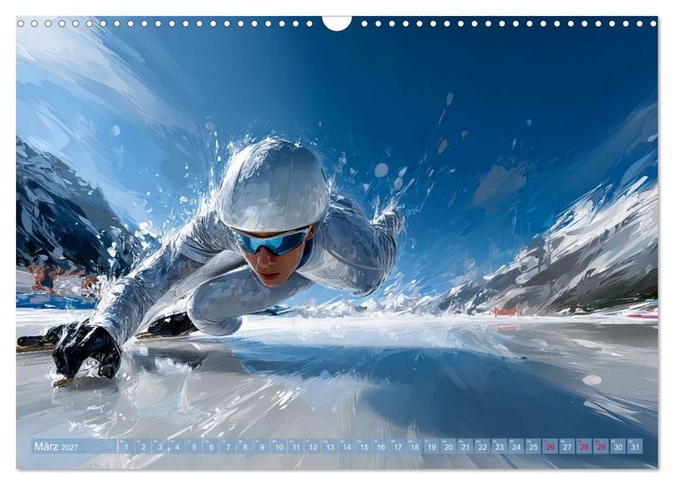 Produktbild: Gro&szlig;e Momente des Sports (Wandkalender 2027 DIN A3 quer), CALVENDO Monatskalender