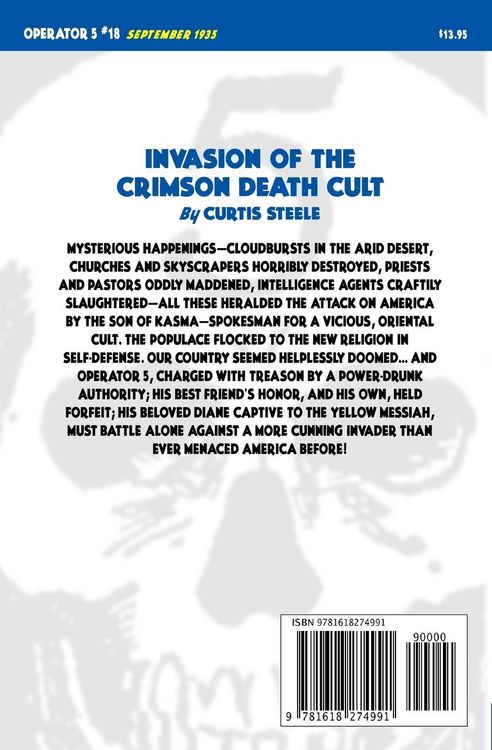 Produktbild: Operator 5 #18: Invasion of the Crimson Death Cult