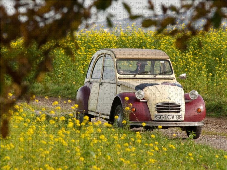 Produktbild: CALVENDO Puzzle Citro&euml;n 2CV Dolly 1000 Teile Lege-Gr&ouml;&szlig;e 64 x 48 cm Foto-Puzzle Bild von Meike B&ouml;lts