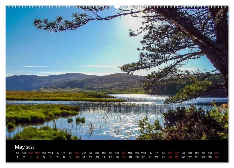 Produktbild: Landsapes of Donegal (High Quality Premium Wall Calendar 2026 DIN A2 landscape),CALVENDO 12 Month Wall Calendar