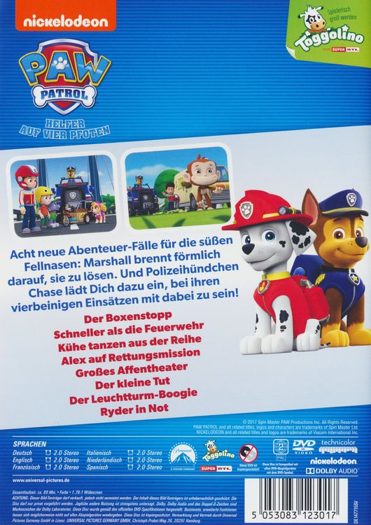 Produktbild: Paw Patrol - Marshall und Chase lösen den Fall