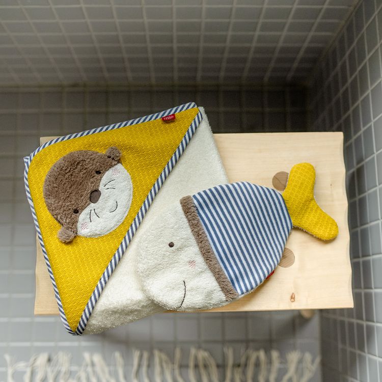 Produktbild: Fehn - Otter Theo - Waschhandschuh Fisch