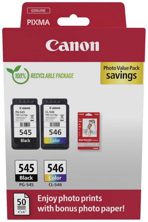 Produktbild: CANON Tintenpatronen/Druckk&ouml;pfe f&uuml;r Inkjetdrucker/Multifunktionsger&auml;te