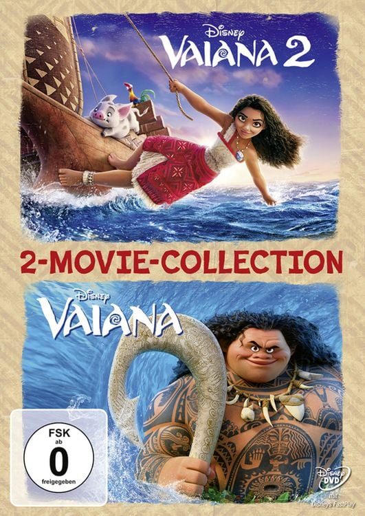 Produktbild: Vaiana 1+2 [2 DVDs]