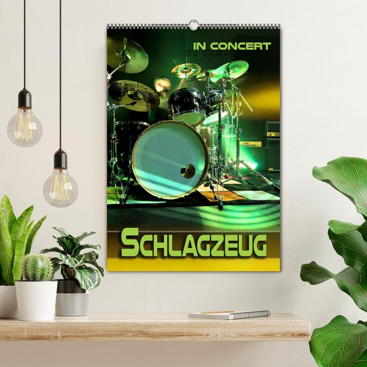 Produktbild: Schlagzeug in Concert (Wandkalender 2026 DIN A2 hoch), CALVENDO Monatskalender