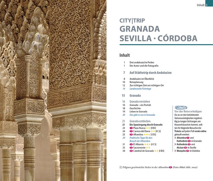 Produktbild: Reise Know-How CityTrip Granada, Sevilla, C&oacute;rdoba