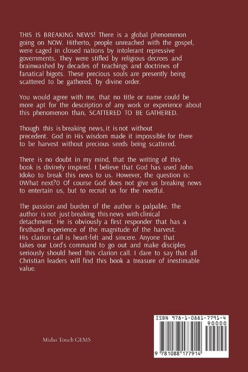 Produktbild: Scattered To be gathered - Ministry to Migrants