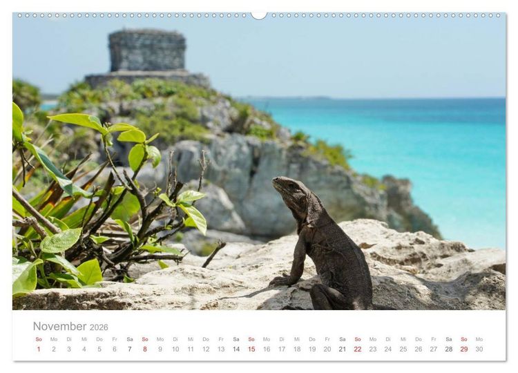 Produktbild: Tulum - Mexico (Wandkalender 2026 DIN A2 quer), CALVENDO Monatskalender
