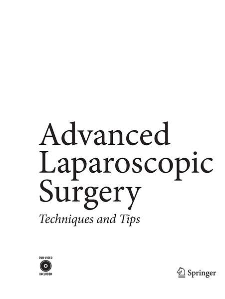 Produktbild: Advanced Laparoscopic Surgery