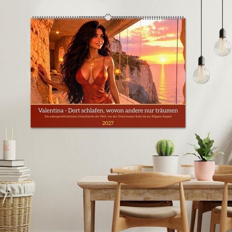 Produktbild: Valentina - Dort schlafen, wovon andere nur tr&auml;umen (Wandkalender 2027 DIN A2 quer), CALVENDO Monatskalender