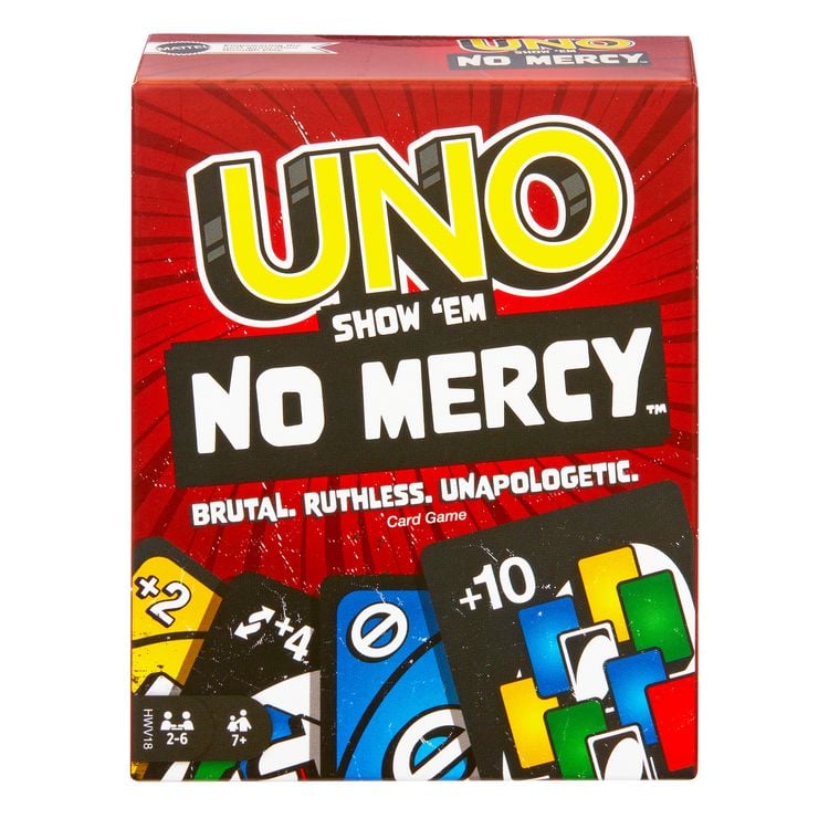 Produktbild: UNO Show em No Mercy Kartenspiel f&uuml;r Kinder, Erwachsene, Familienabend, Partys und Reisen