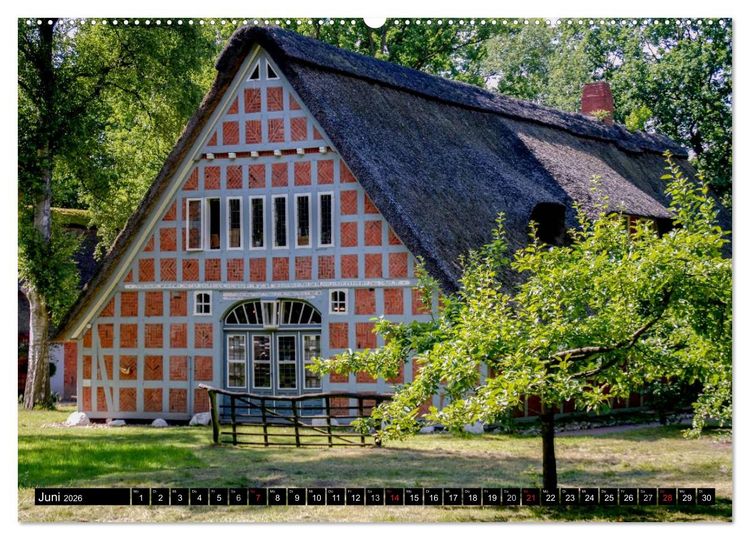 Produktbild: Worpswede - K&uuml;nstlerdorf unter weitem Himmel (hochwertiger Premium Wandkalender 2026 DIN A2 quer), Kunstdruck in Hochglanz
