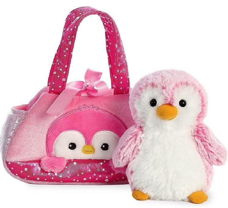 Produktbild: Pl&uuml;sch Peek-a-Boo Pinguin Pink