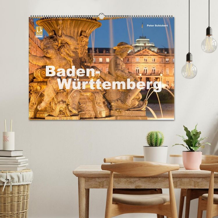 Produktbild: Baden-W&uuml;rttemberg (Wandkalender 2026 DIN A2 quer), CALVENDO Monatskalender