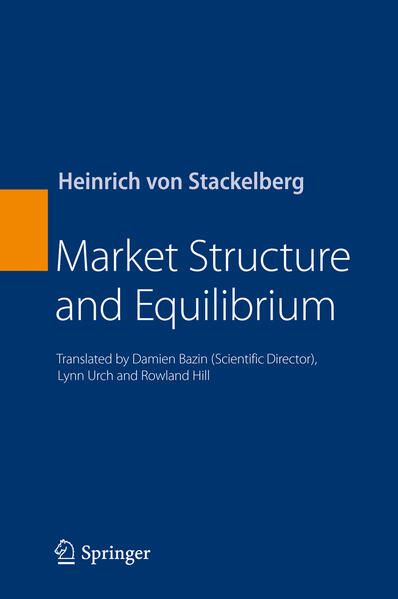 Produktbild: Market Structure and Equilibrium