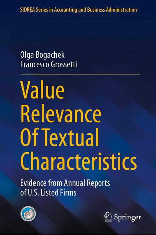Produktbild: Value Relevance Of Textual Characteristics