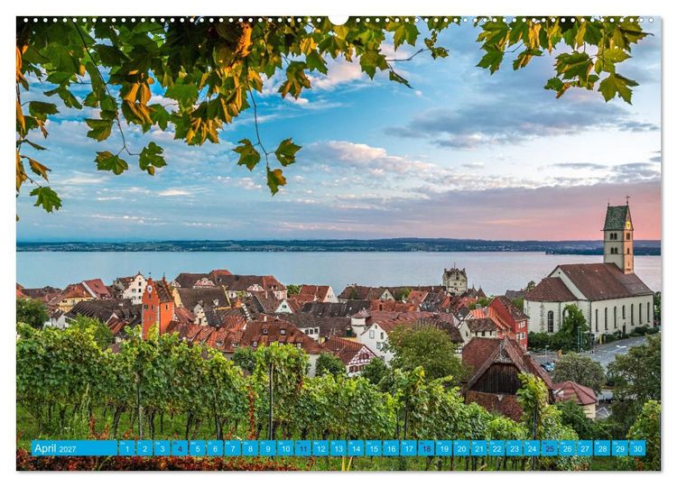 Produktbild: Meersburg - pittoreske Kleinstadt am Bodensee (hochwertiger Premium Wandkalender 2027 DIN A2 quer), Kunstdruck in Hochglanz