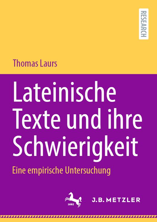 Produktbild: Lateinische Texte und ihre Schwierigkeit