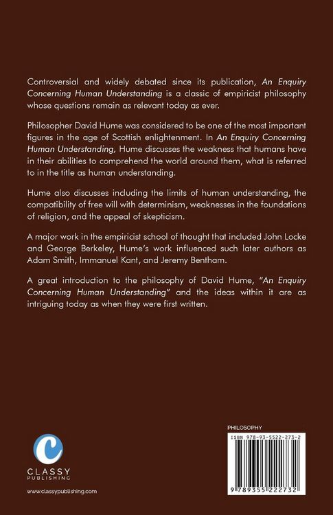 Produktbild: An Enquiry Concerning Human Understanding