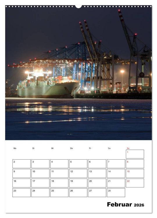 Produktbild: Sch&ouml;nes Hamburg (hochwertiger Premium Wandkalender 2026 DIN A2 hoch), Kunstdruck in Hochglanz