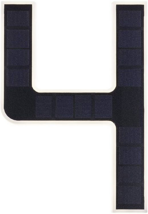 Produktbild: Paulmann 79845 Solar-Hausnummernleuchte 0.20W Warmwei&szlig; Schwarz