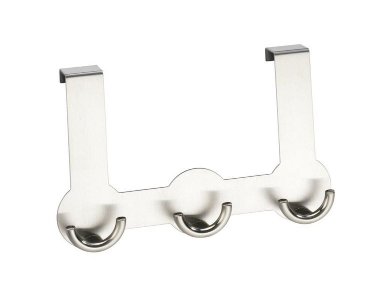 Produktbild: T&uuml;rgarderobe Mod. Rondo, 3 Haken, Edelstahl rostfrei