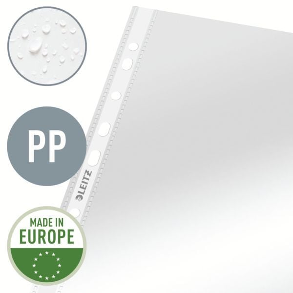 Produktbild: LEITZ Prospekth&uuml;llen 80&micro; glasklar DIN A5 15 St&uuml;ck