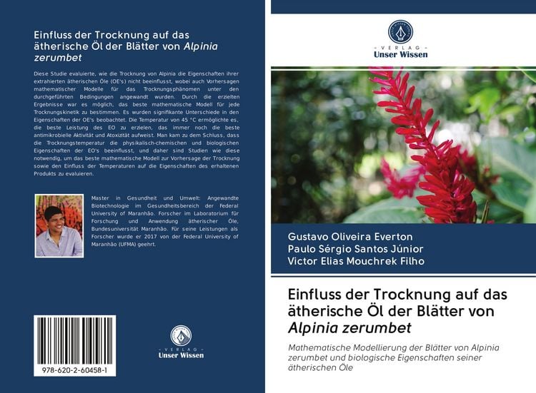 Produktbild: Einfluss der Trocknung auf das &auml;therische &Ouml;l der Bl&auml;tter von Alpinia zerumbet