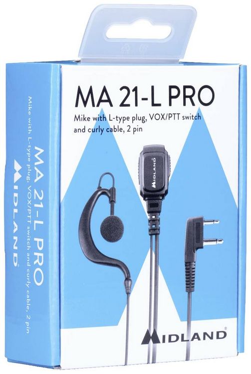 Produktbild: Midland Headset/Sprechgarnitur Headset MA 21-L Pro Duoklinke C1496