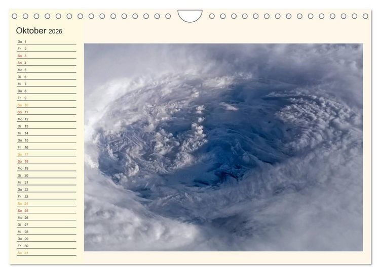 Produktbild: Gewaltige Natur - bedrohlich und sch&ouml;n (Wandkalender 2026 DIN A4 quer), CALVENDO Monatskalender