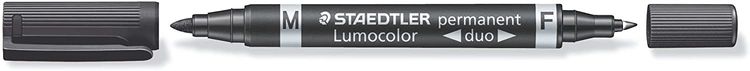 Produktbild: STAEDTLER Permanent Marker Lumocolor schwarz 4er Set
