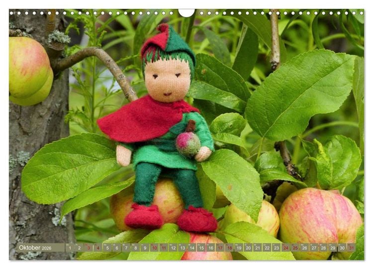 Produktbild: Zu Besuch bei den Wurzelkindern und anderen kleinen Leuten (Wandkalender 2026 DIN A3 quer), CALVENDO Monatskalender