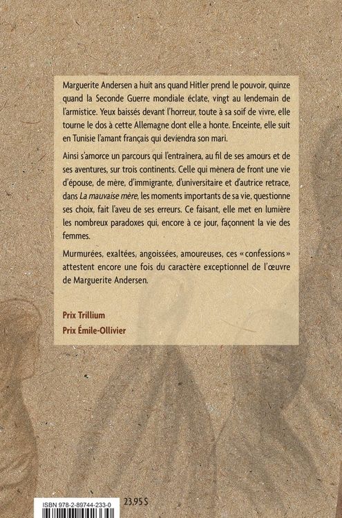 Produktbild: La mauvaise m&egrave;re (2e &eacute;dition)