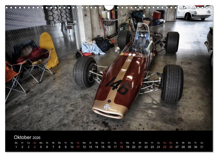 Produktbild: Raceday (Wandkalender 2026 DIN A3 quer), CALVENDO Monatskalender