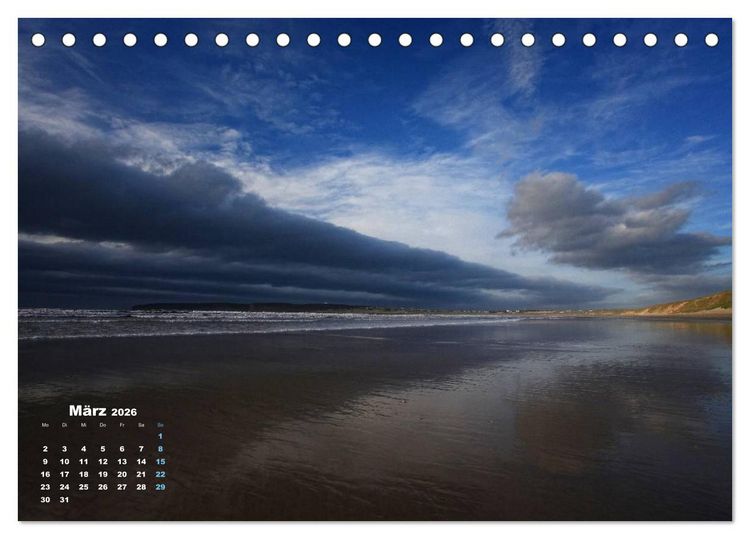 Produktbild: Wolkentr&auml;ume - Traumwolken (Tischkalender 2026 DIN A5 quer), CALVENDO Monatskalender