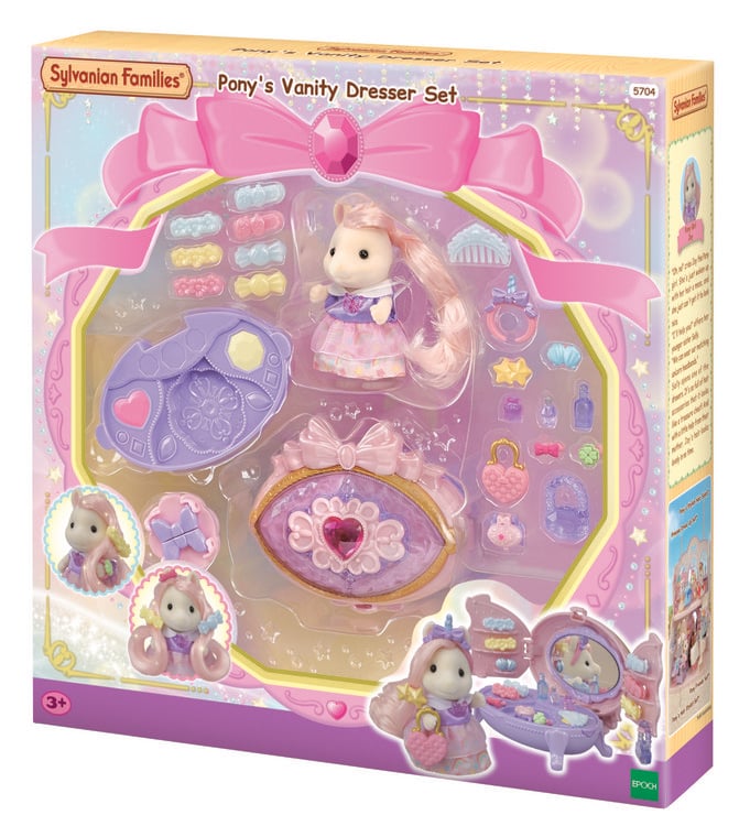 Produktbild: Sylvanian Families 5704 - Schminkkommode mit Pony Figur