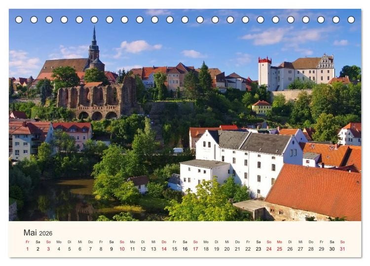 Produktbild: Bautzen - Perle der Oberlausitz (Tischkalender 2026 DIN A5 quer), CALVENDO Monatskalender